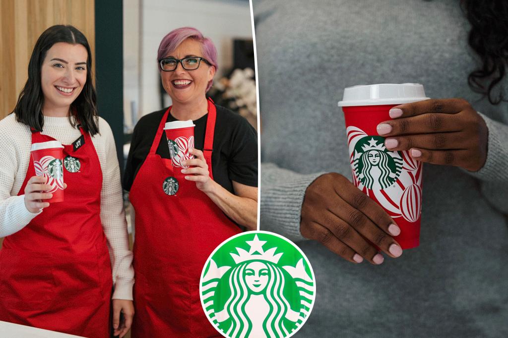 How to get a free red reusable cup at Starbucks today