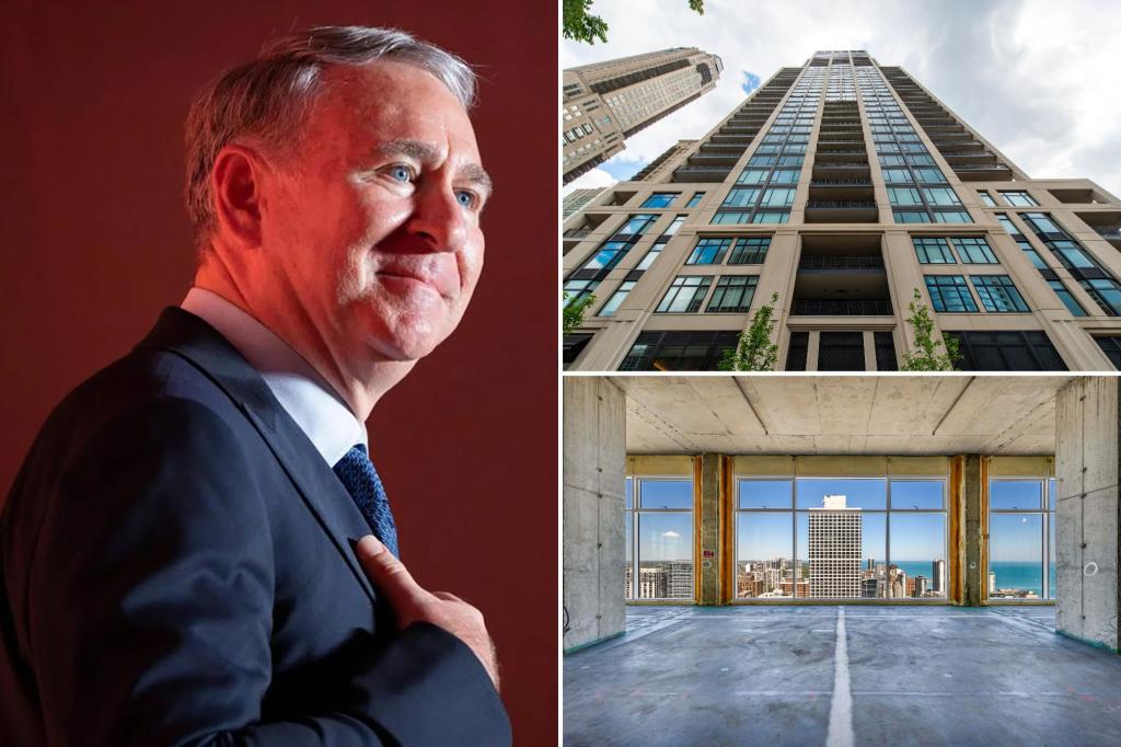 Billionaire Ken Griffin wants out of Chicago fast - sells record penthouse for 44% loss