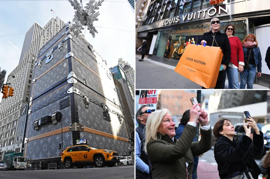 Exclusive | New York shoppers marvel at Louis Vuitton's ornate temple store during flagship renaissance: 'It's phenomenal'