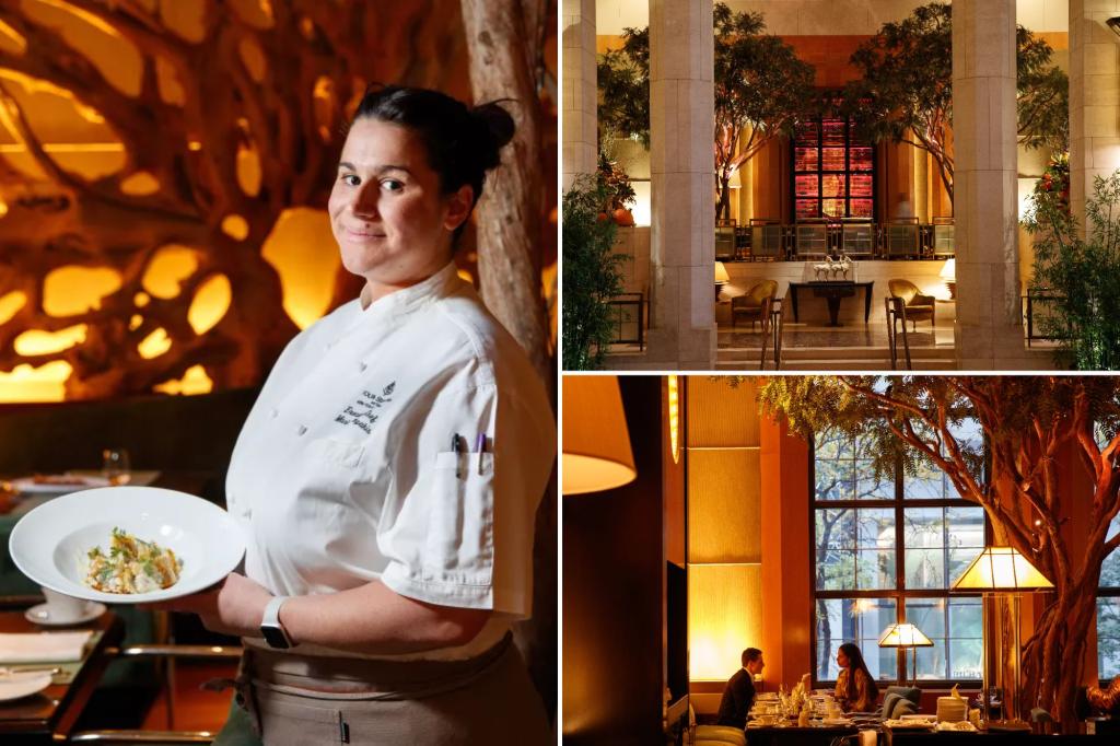 The famous NYC restaurant Four Seasons just opened, remains a food garden