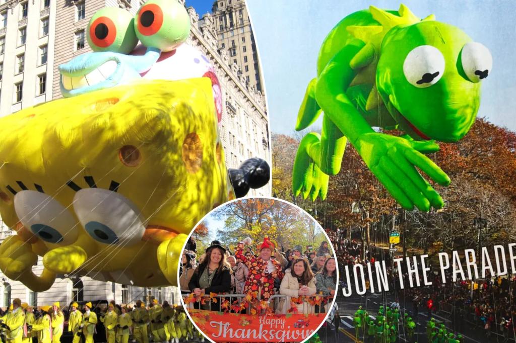 A front row look at the Macy's Thanksgiving Day Parade