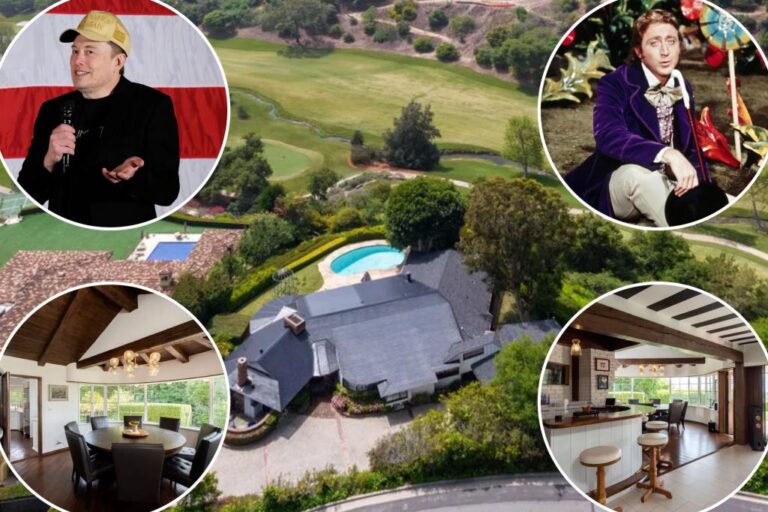 Elon Musk and Gene Wilder's former home in LA has a $3 million price cut as it faces a foreclosure sale.

