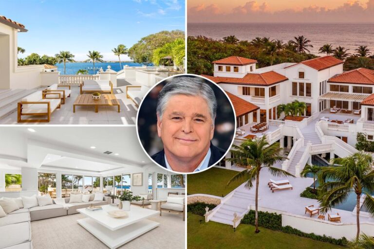 Fox News star Sean Hannity pays $23.5 million for Florida home less than a year after leaving New York

