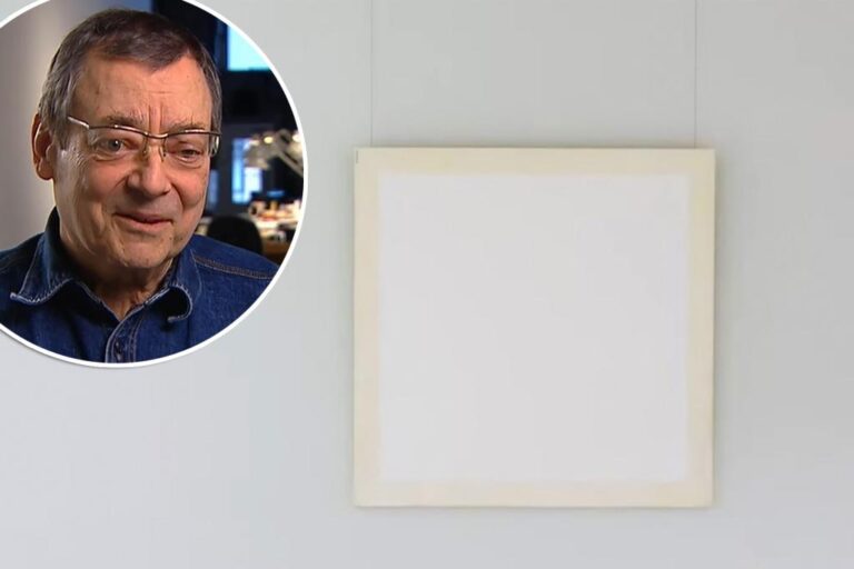 The 'pure white' blank art canvas is expected to sell for over $1.5 million


